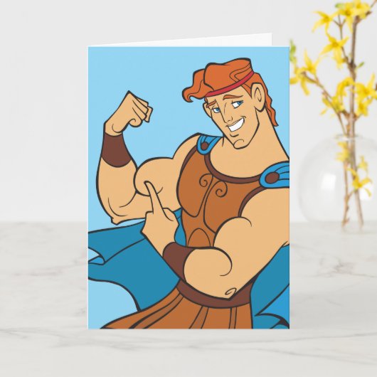 Hercules Bicep Flex Card カード (黄色い花)
