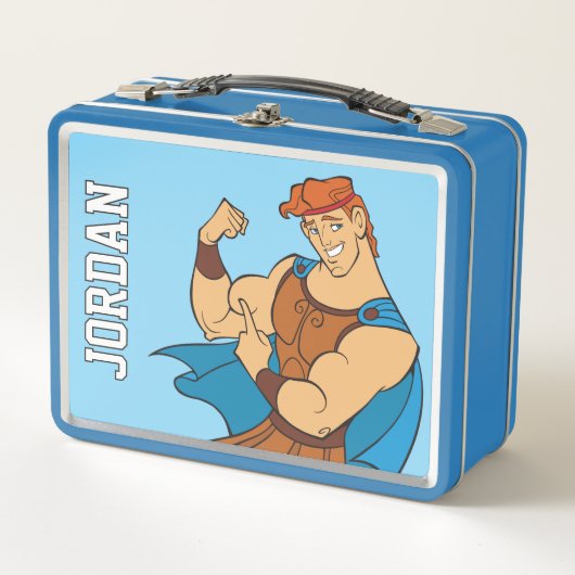 Hercules Bicep Flex Metal Lunch Box メタルランチボックス (正面)