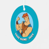 Hercules Bicep Flex Metal Ornament メタルオーナメント (正面左)