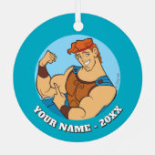 Hercules Bicep Flex Metal Ornament メタルオーナメント (裏面)