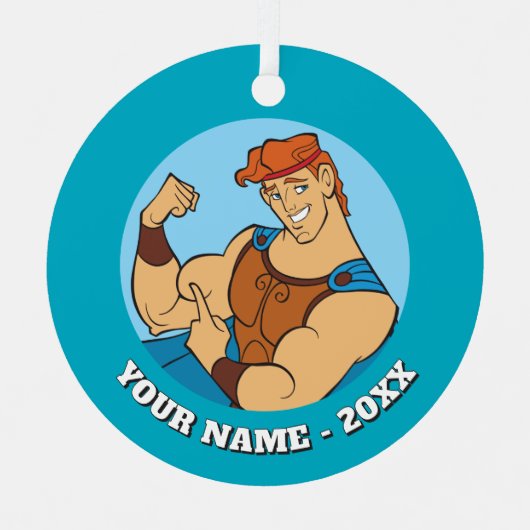 Hercules Bicep Flex Metal Ornament メタルオーナメント (正面)