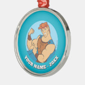 Hercules Bicep Flex Metal Ornament メタルオーナメント (左)