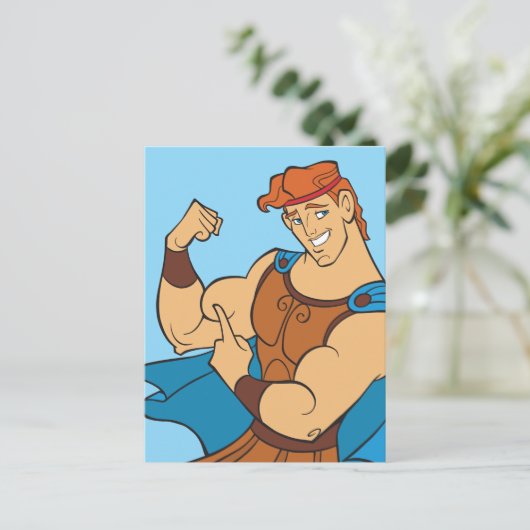 Hercules Bicep Flex Postcard ポストカード (スタンド正面)