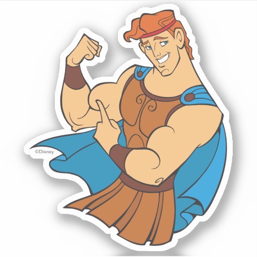 Hercules Bicep Flex Sticker シール (正面)