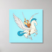 Hercules Riding Pegasus Canvas Print キャンバスプリント (正面)