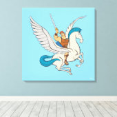 Hercules Riding Pegasus Canvas Print キャンバスプリント (インサイチュ (ウッドフロア))