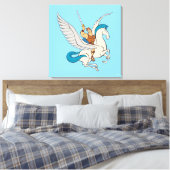 Hercules Riding Pegasus Canvas Print キャンバスプリント (インサイチュ (寝室))