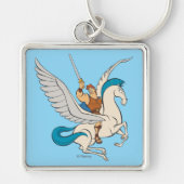 Hercules Riding Pegasus Keychain キーホルダー (正面)