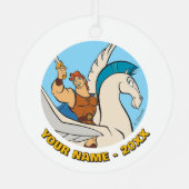 Hercules Riding Pegasus Metal Ornament メタルオーナメント (裏面)