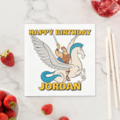 Hercules Riding Pegasus Napkins スタンダードランチョンナプキン (インサイチュ)