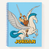 Hercules Riding Pegasus Notebook ノートブック (正面)