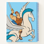 Hercules Riding Pegasus Notebook ノートブック (裏面)