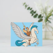 Hercules Riding Pegasus Postcard ポストカード (スタンド正面)