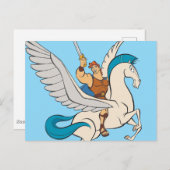 Hercules Riding Pegasus Postcard ポストカード (正面/裏面)