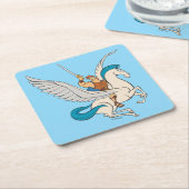 Hercules Riding Pegasus Square Paper Coaster スクエアペーパーコースター (アングル)