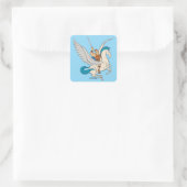 Hercules Riding Pegasus Square Sticker スクエアシール (バッグ)