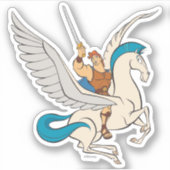 Hercules Riding Pegasus Sticker シール (正面)