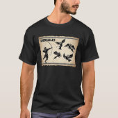 Hercules vs Birds Greek Mythology Fans  Ancient Gr Tシャツ (正面)