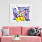 Hercules vs Hydra - It's a HERO Thing Canvas Print キャンバスプリント (インサイチュ (リビング))