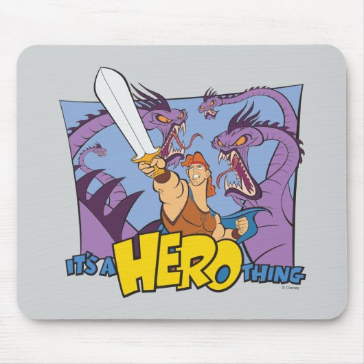 Hercules vs Hydra - It's a HERO Thing Mouse Pad マウスパッド (正面)