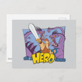 Hercules vs Hydra - It's a HERO Thing Postcard ポストカード (正面/裏面)
