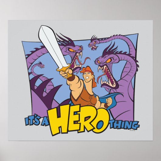 Hercules vs Hydra - It's a HERO Thing Poster ポスター (正面)
