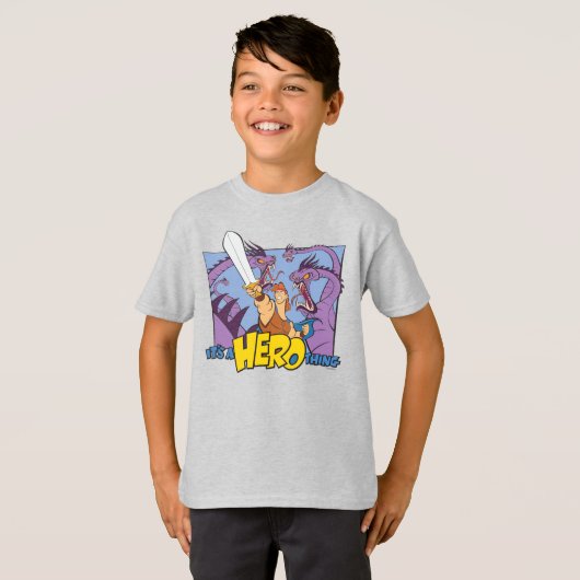 Hercules vs Hydra - It's a HERO Thing T-Shirt Tシャツ (正面フル)