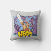 Hercules vs Hydra - It's a HERO Thing Throw Pillow クッション (正面)