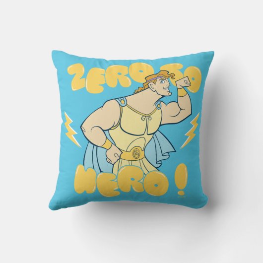 Hercules - Zero to Hero Throw Pillow クッション (裏面)