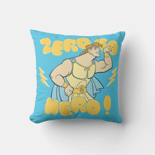 Hercules - Zero to Hero Throw Pillow クッション (正面)