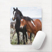 Herd of Wild Horses マウスパッド (マウス)
