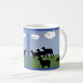 Herding - Driving the Sheep v2 コーヒーマグカップ (正面右)