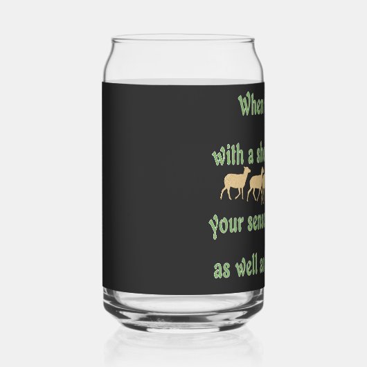 Herding Humor ガラス缶 (右)