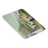 Herding Reindeer, Lapland, 'Le Costuからプレート47 マグネット (右側)