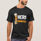 Herdmaynnchen I Chef Herd Meerkat with Chef s Hat Tシャツ (正面)