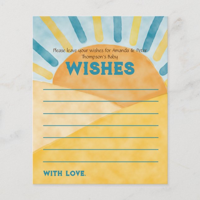 Here 来 Blue Ray Sunshine Baby Showers (正面)