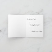 "Here 来 Santa Chaps"ホリデーカード シーズンカード (内部)