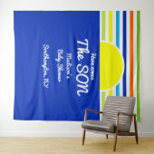 Here 来 the Son Baby Shower Backdrop タペストリー (インサイチュ(横))