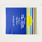 Here 来 the Son Baby Shower Backdrop タペストリー (正面(横))