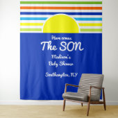 Here 来 the Son Baby Shower Backdrop タペストリー (インサイチュ)