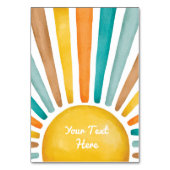 Here 来 the Son Food Labels座席表 テーブルナンバー (正面)