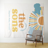 Here 来 the Sons  Twin Shower Backdrop タペストリー (インサイチュ(横))