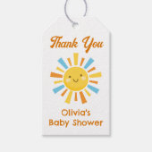 Here 来 the Sun Baby Showerの特典 ギフトタグ (正面)