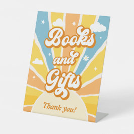 Here 来 the Sun Baby Shower Books & Gift 台座サイン