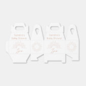 Here 来 The Sun Boho Baby Shower フェイバーボックス (折り畳みなし)