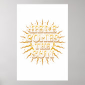 Here 来 The Sun Poster (24x36) ポスター (正面)