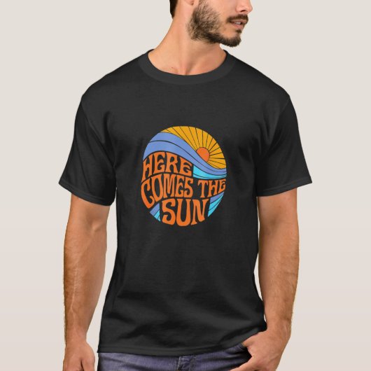 Here 来 The Sun Surf 60sサマービーチ Tシャツ (正面)