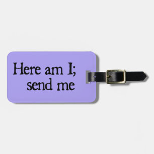 Here am I - カスタムLagage Tag ラゲッジタグ