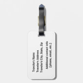 Here am I - カスタムLagage Tag ラゲッジタグ (裏面縦)