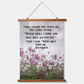 Here Am I, Send Me — Rustic Faith  吊り下げ型タペストリー (正面)